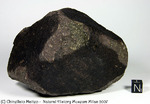  ALLENDE - Caduta l’8 Febbario 1969, Chihuahua, Messico. Chondrite Carbonacea CV3. Massa totale recuperata 2 tonnellate. Frammento con crosta di 998 grammi