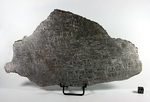 Tamarugal - Recuperata nel 1903, Tarapaca, Cile. Siderite Ochtaedrite IIIAB. Massa totale recuperata 320 kg. Fetta di 2343 grammi