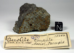 ASSISI - Caduta il 24 Maggio 1886, Perugia, Umbria, Italia. Chondrite H5. Massa totale recuperata 2 kg. Fine pezzo con crosta di 81.65 grammi