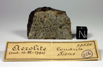 SIENA - Caduta il 16 Giugno 1794, Siena, Toscana, Italia. Chondrite LL5 amphoterite brecciata. Massa totale recuperata 3.7 kg. Fine pezzo con crosta di 45.45 grammi