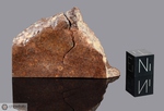 SAHARA 97094 - Recuperata nel 1997, Deserto del Sahara, Africa. Chondrite LL6 amphoterite. Massa totale recuperata 3770 grammi. Pezzo in collezione: fetta gr.23.01 (McM197) 