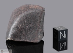NWA XXX - Found 2002, Morocco, Africa. Chondrite. Total mass 53.9 grams. Piece in collection: main mass with crust gr.53.9 ( McM577)