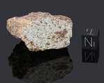NWA 15674 - Found 2019, Morocco, Africa. Chondrite L6. Total mass 248.55 grams. End piece gr 55.17 - € 50,00