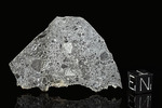 NWA 14681 - Found 2021, Algeria, Africa. Achondrite Lunar troctolite melt. Total mass 5.5 kg. - Slice gr.5 - € 2.500,00