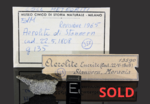 STANNERN - Fall 22 May 1808, Iglau, Jihomoravsky, Czechoslovakia. Achondrite Eucrite. Total mass 52 kg. Fragment with crust gr.2.35 with copy of original old label - € 300,00