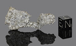 JUVINAS - Fall 15 June 1821, Libonnes, Entraigues, Ardeche, France. Achondrite Eucrite. Total mass 91 kg. - Slice with hole gr.2.55 - € 370,87 with copy old labels