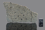 NWA 17472 - Found 2024, Algeria, Africa. Achondrite shergottite. Total mass 4 kg. - Slice gr.36 - € 2.658,00