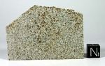 EL HAMMAMI  - Found 1997, Tiris Zemmour, Mauritania, Africa. Chondrite H56. Total mass 200 kg. - Slice gr.45 - € 370,00