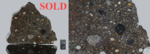 Erg Tellis 002 - Found 2023, Ghardaia, Algeria. Chondrite H3.15. Total mass 1320 grams - Slice gr.62.2 - € 579,00