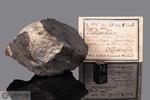 ALFIANELLO - Caduta il 16 Febbraio 1883, Brescia, Italia. Chondrite L6. Massa totale recuperata 228 kg. Pezzo in collezione: frammento con crosta gr.235.1 (McM04) dal Museo di Storia Naturale di Milano