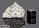 BARWELL - Caduta il 24 Dicembre 1965, Leicestershire, Inghilterra. Chondrite L6. Massa totale recuperata 44 kg. . Pezzo in collezione: fetta gr.4.04 (McM674)