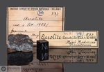 MEZO MADARAS - Caduta il 04 Settembre 1852, Harghita, Romania. Chondrite L3.7 Breccia Polimitica. Massa totale 22.7 kg.Pezzo in collezione: fetta con crosta gr.3.05 (McM658) proveniente dal Museo di Storia Naturale di Milano