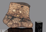 MONZE - Caduta il 5 Ottobre 1950, Zambia, Africa. Chondrite L6. Massa totale recuperata 5 kg. Pezzo in collezione: fetta gr.43 (McM331)