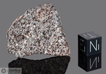 NWA 1059 - Recuperata nel 2001, Erfoud, Morocco, Africa. Chondrite L5. Massa totale recuperata 110 grammi. Pezzo in collezione: fetta gr.7.8 (McM721)