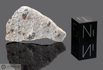 Bechar 006 - Recuperata nel 2022, Bechar, Algeria, Africa. Breccia feldspatica lunare. Massa totale 7208 grammi. Campione in collezione: fetta gr.2.096 (McM746)