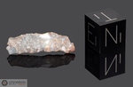 DHOFAR 306 - Recuperata nel 2001, Oman. Breccia da Impatto Liquefatta Anorthositica Lunare. Massa totale recuperata 12.86 grammi. Pezzo in collezione: fetta gr.0.257 (McM536)