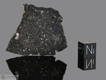 NEA 078 - Recuperata nel 2024, Libia, Africa. Acondrite breccia frammentata lunare. Massa totale 539 grammi. Campione in collezione: Fetta 6.021 grammi - McM791