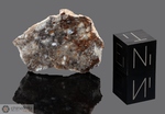 NWA 11182 - Recuperata nel 2021, Marocco, Africa. Breccia Feldspatica Lunare. Massa totale recuperata 60 grammi. Pezzo in collezione: fetta gr.2.85 (McM724)