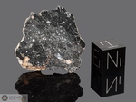 NWA 11216 - Recuperata nel 2017, Erfoud, Marocco, Africa. Breccia Feldspatica Lunare. Massa totale recuperata 222 grammi. Pezzo in collezione: fetta gr.2.7 (McM710)