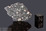 NWA 11421 - Recuperata nel 2017, Erfoud, Marocco, Africa. Breccia Feldspatica Lunare. Massa totale recuperata 912 grammi. Pezzo in collezione: fetta gr.1.633 (McM697)