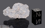 NWA 13036 - Recuperata nel 2020, Marocco, Africa. Breccia Feldspatica Liquefatta Lunare. Massa totale recuperata 1815 grammi. Pezzo in collezione: fine pezzo gr.2.2 (McM711)