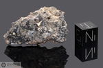 NWA 13930 - Recuperata nel 2020, Algeria, Africa. Breccia Feldspatica Lunare. Massa totale recuperata 92 grammi. Pezzo in collezione: fetta gr.2.54 (McM727)