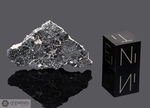 NWA 13951 - Recuperata nel 2021, Marocco, Africa. Breccia Feldspatica Lunare. Massa totale recuperata 4.3 kg. Pezzo in collezione: fetta gr.2 (McM723)