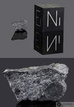 Black Silver Mine - Caduta 16 aprile 2024, Black Silver Mine, Arizona, USA. Condrite Carbonacea CK6. Massa totale 465.4 gr. Campione in collezione: fetta con crosta gr.0.14 - McM792