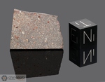 DAR AL GANI 190 - Found 1996, Dar Al Gani, Libya. Carbonaceous Chondrite CO3. Total mass 2550 grams. Specimen in collection: slice gr.2.68 (McM039)