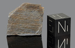 HOBA -  Found 1920, Grootfontein, Namibia, Africa. Iron Ataxite IVB. Total mass 60 tons. - Slice gr.2.878 from British Musem Collection - € 300,00 
