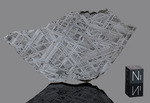 NWA 17092 (provisional) - Found 2023, Sudan, Africa. Iron octhaedrite IVAB. Total mass at 3.7 kg. - Slice gr.73 - € 300,00