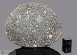 Aba Panu - Caduta 19 Aprile 2018, Oyo, Nigeria, Africa. Chondrite L3. Massa totale recuperata 160 kg. Campione in collezione: fetta gr.53.4 (McM704)