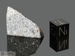 MESSINA - Caduta il 16 Luglio 1955, Camarò, vicino Messina, Sicilia, Italia. Chondrite L5. Massa totale recuperata 2.4 kg. Pezzo in collezione: fetta con crosta gr.6.908 (McM498) proveniente dal British Museum BM1983,M1