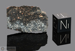 MEZO MADARAS - Caduta il 04 Settembre 1852, Harghita, Romania. Chondrite L3.7 Breccia Polimitica. Massa totale 22.7 kg.Pezzo in collezione: fetta con crosta gr.3.05 (McM658) 