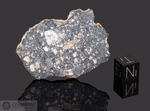 NWA 11273 - Recuperata nel 2017, Algeria, Africa. Breccia Feldspatica Lunare. Massa totale recuperata 2.81 kg. Pezzo in collezione: fetta gr.9.53 (McM696)