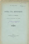 Romolo Meli "Sopra una Meteorite caduta in Valdinizza nella provincia di Pavia" Roma 1906
