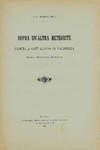 Romolo Meli "Sopra un'altra Meteorite caduta a Sant'Albano in Valdinizza" Roma 1909" Roma 1906