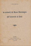 F.Millosevich "Le Meteoriti del Museo Mineralogico dell'Università di Roma" Roma 1928