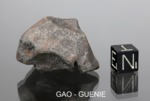 GAO - GUENIE - Fall 5 March 1960, Upper Volta, Africa. Chondrite H5. Total mass at 220 kg. - Fragment with 100% crust gr.38 - € 145,54