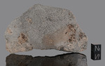 Jikharra 001 - Found 2022, Libya, Africa. Achondrite Eucrite Melt Breccia. Total mass 2.5 tons. Slice gr.39.173 - € 80,00