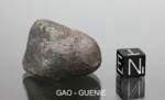 GAO - GUENIE - Fall 5 March 1960, Upper Volta, Africa. Chondrite H5. Total mass at 220 kg. - Fragment with 100% crust gr.36.7 - € 140,56