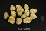 GAO - GUENIE - Fall 5 March 1960, Upper Volta, Africa. Chondrite H5. Total mass at 220 kg. - Lot of 204.9 grams of fragments and individuals with crust € 409,80