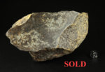 NWA XXX - Found 2002, Erfoud, Morocco, Africa. Chondrite. Total mass unknown. - End piece gr.1290 - € 450,00