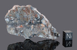 NWA 18045 - Found 2024, Morocco, Africa. Achondrite lunar melt breccia. Total mass at 570 grams. Slice gr.17 - € 600,00