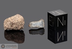 NWA 1110 - Recuperata nel 2001, Marocco, Africa. Achondrite Shergottite Picritic. Massa totale recuperata 118 grammi. Pezzo in collezione: fine pezzo gr.0.25 (McM461) frammento gr.1.544 (McM493) 