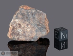NWA 15679 - Recuperata nel 2002, Erfoud, Morocco, Africa. Condrite H3.9. Massa totale 129.45 grammi. Campione in collezione: fine pezzo gr. 61.65 - McM757