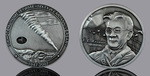 Medaglia commemorativa per i 60 anni della caduta della meteorite Sikhote Alin