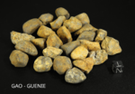 GAO - GUENIE - Fall 5 March 1960, Upper Volta, Africa. Chondrite H5. Total mass at 220 kg. - Lot of 261.7 grams of fragments and individuals with crust € 523,40