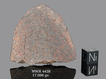 NWA 4428 - Found 2006, Morocco, Africa. Chondrite H4. Total mass 301 grams. - Slice gr.17.096 - € 34,19