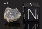 NWA 15680 - Found 2002, Erfoud, Morocco, Africa. Achondrite Lunar feldsphatic breccia. Total mass 28.6 grams